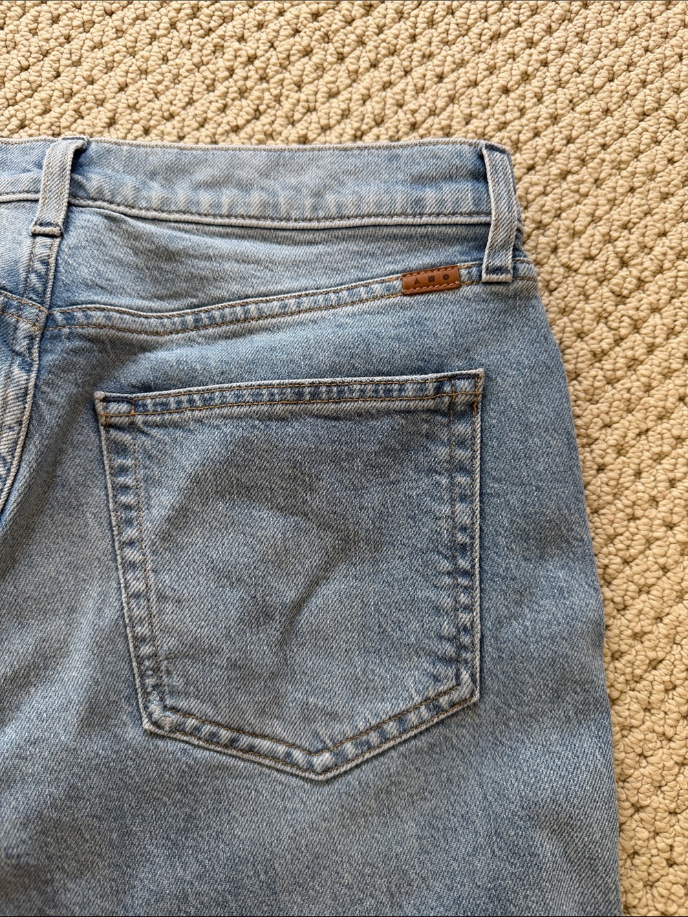 AYR The Roadie Light Blue High-Rise Straight Jeans - Picture 4 of 9
